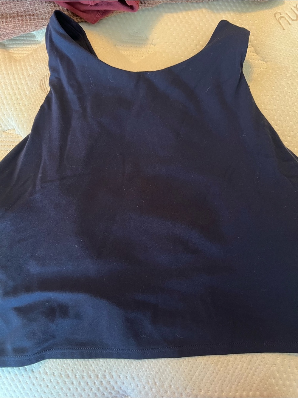 Women’s Navy Racerback Sports Bra - Performance Support - Picture 3 of 3